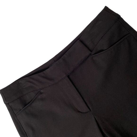 White House Black Market Pants - WHITE HOUSE BLACK MARKET Black Career Straight Leg Pants